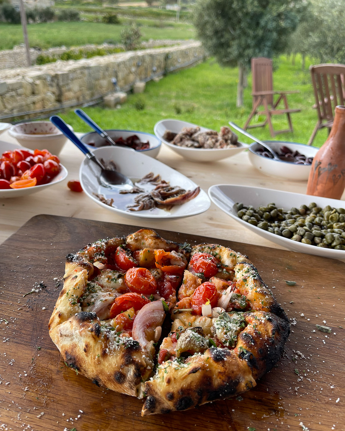 Maltese food - Ftira in Malta Photo Heatheronhertravels.com