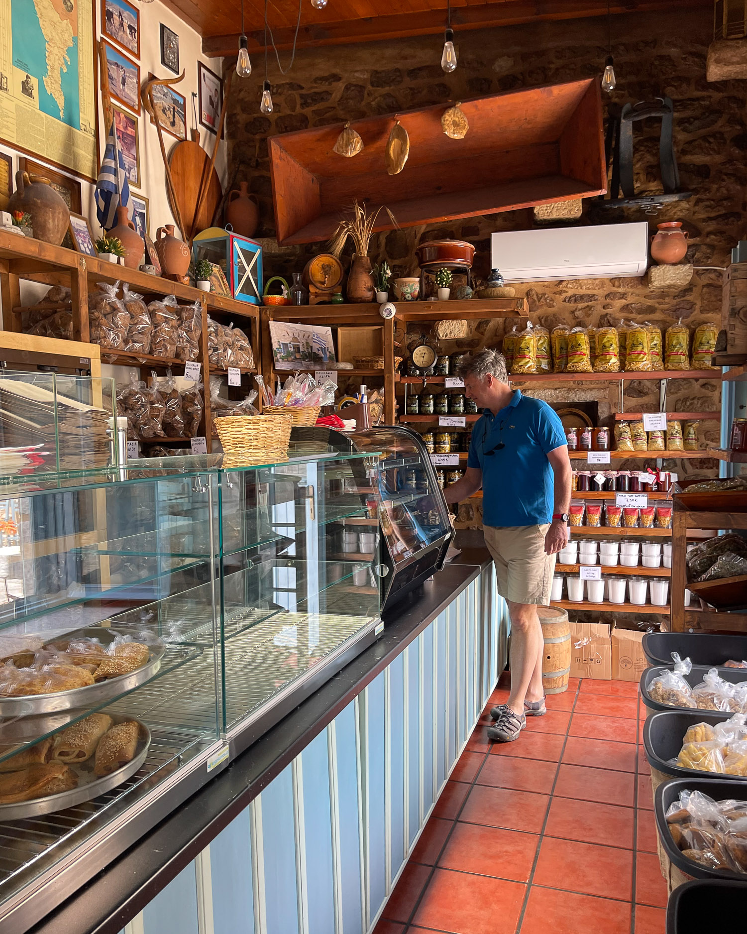 Bakery in Areopoli Mani Peninsula Greece Photo Heatheronhertravels.com