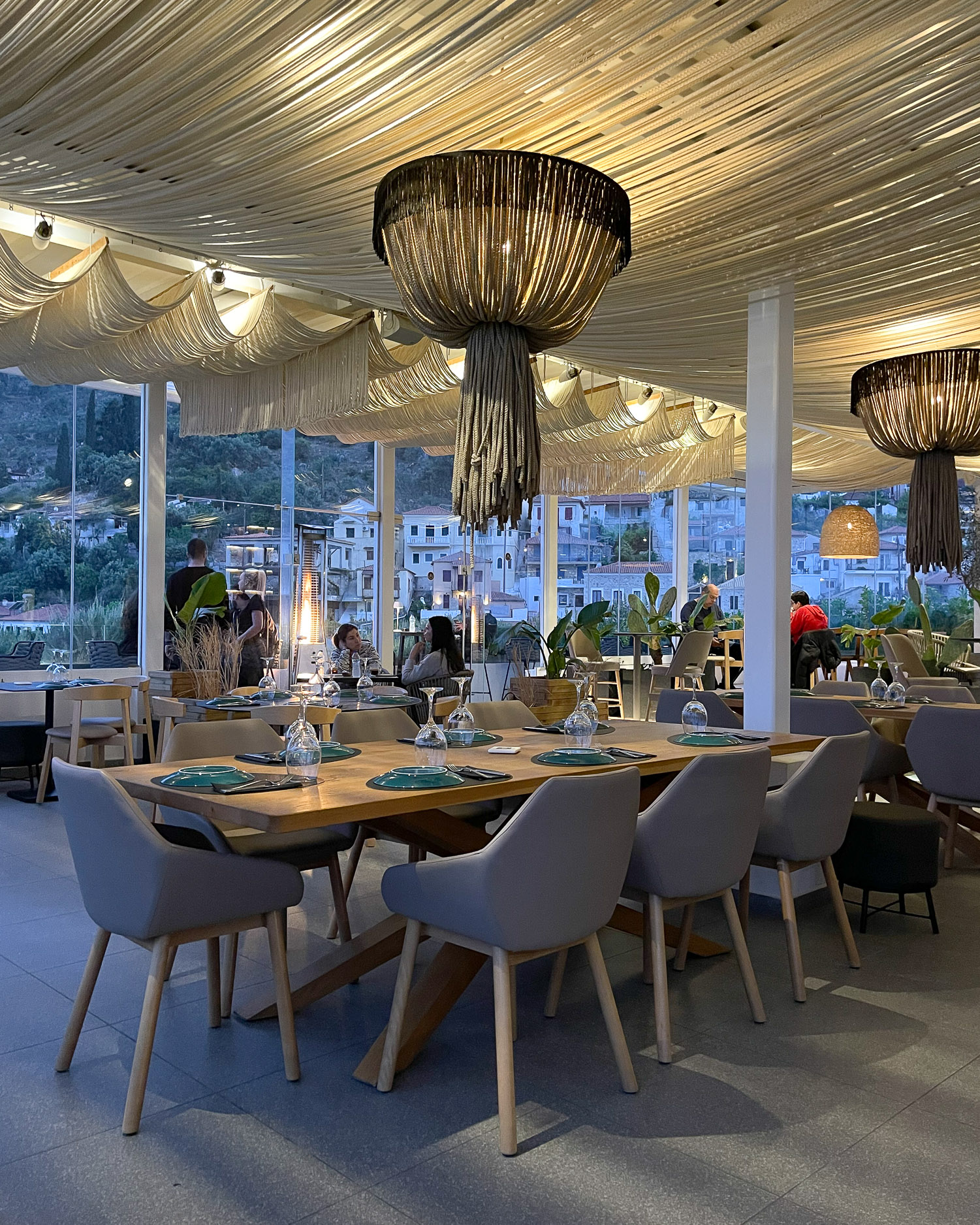 360 Restaurant at Las Hotel and Spa Gythio Greece Photo Heatheronhertravels.com