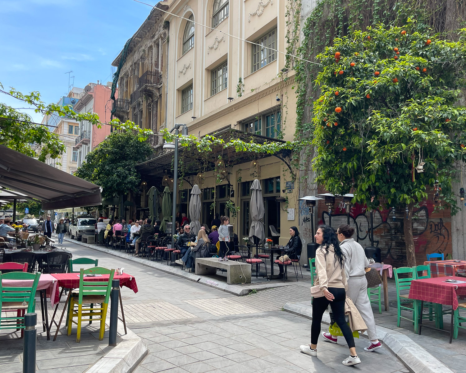 Ladadika district Thessaloniki Greece Photo Heatheronhertravels.com