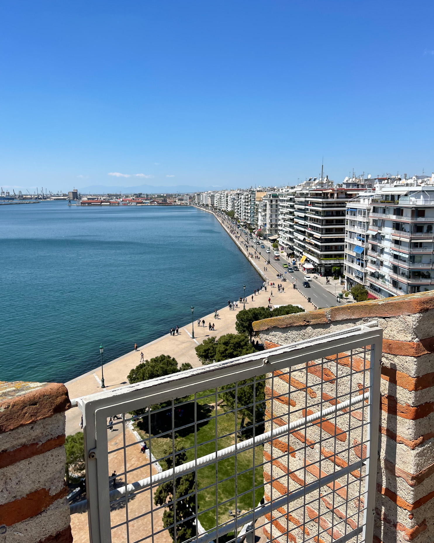 View from White Tower Thessaloniki Greece Photo Heatheronhertravels.com