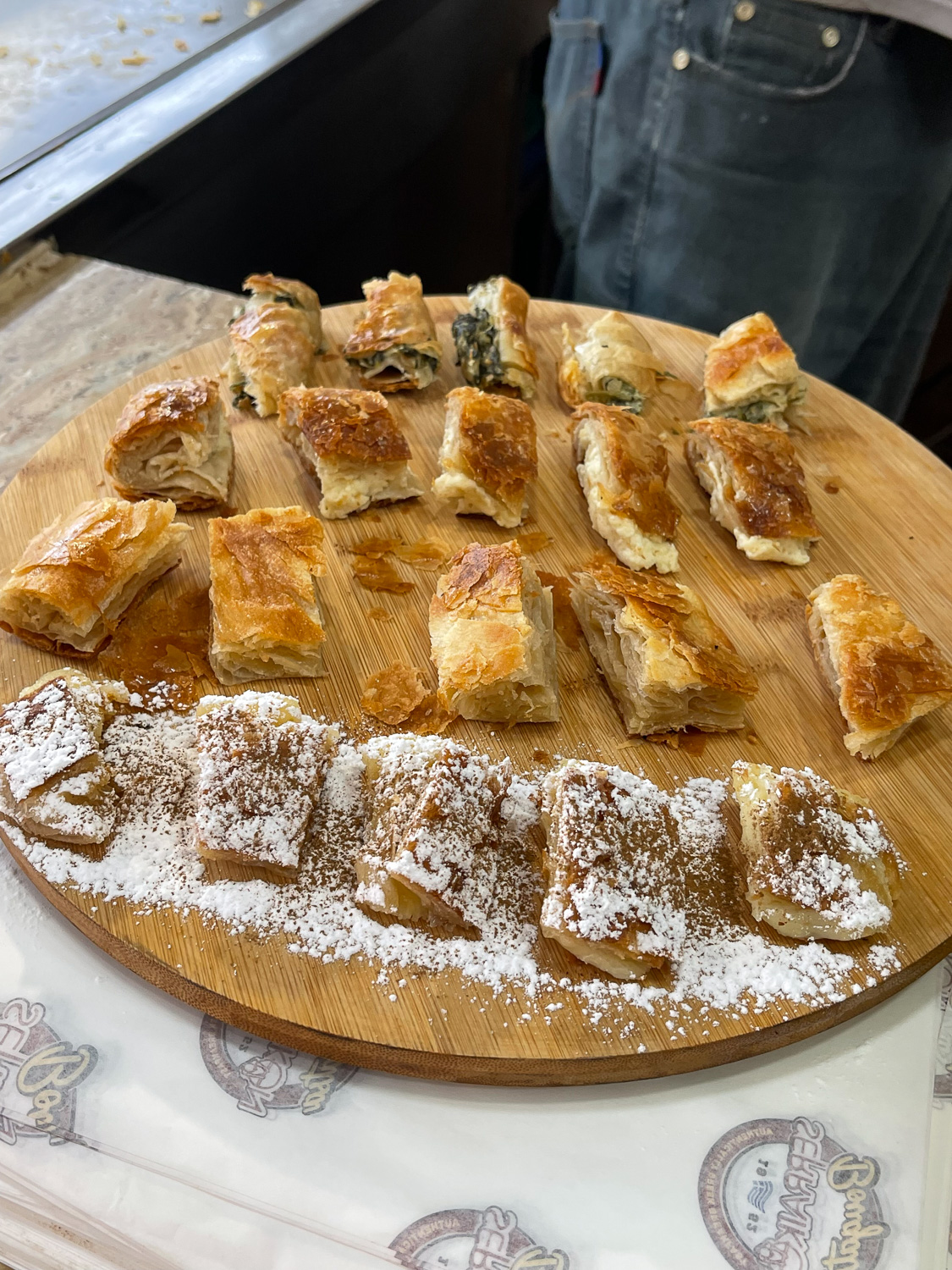 Bougatsa in Thessaloniki Greece Photo Heatheronhertravels.com