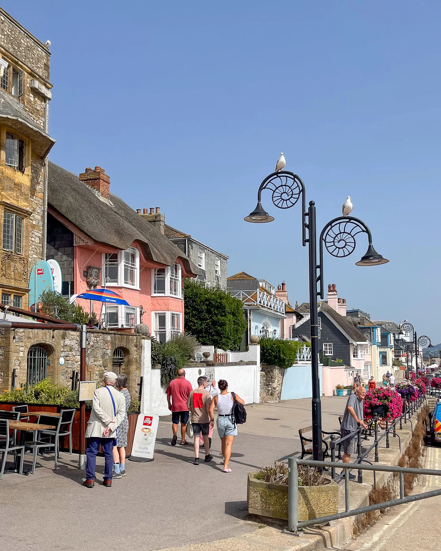 Promenade at Lyme Regis Dorset Photo Heatheronhertravels.com