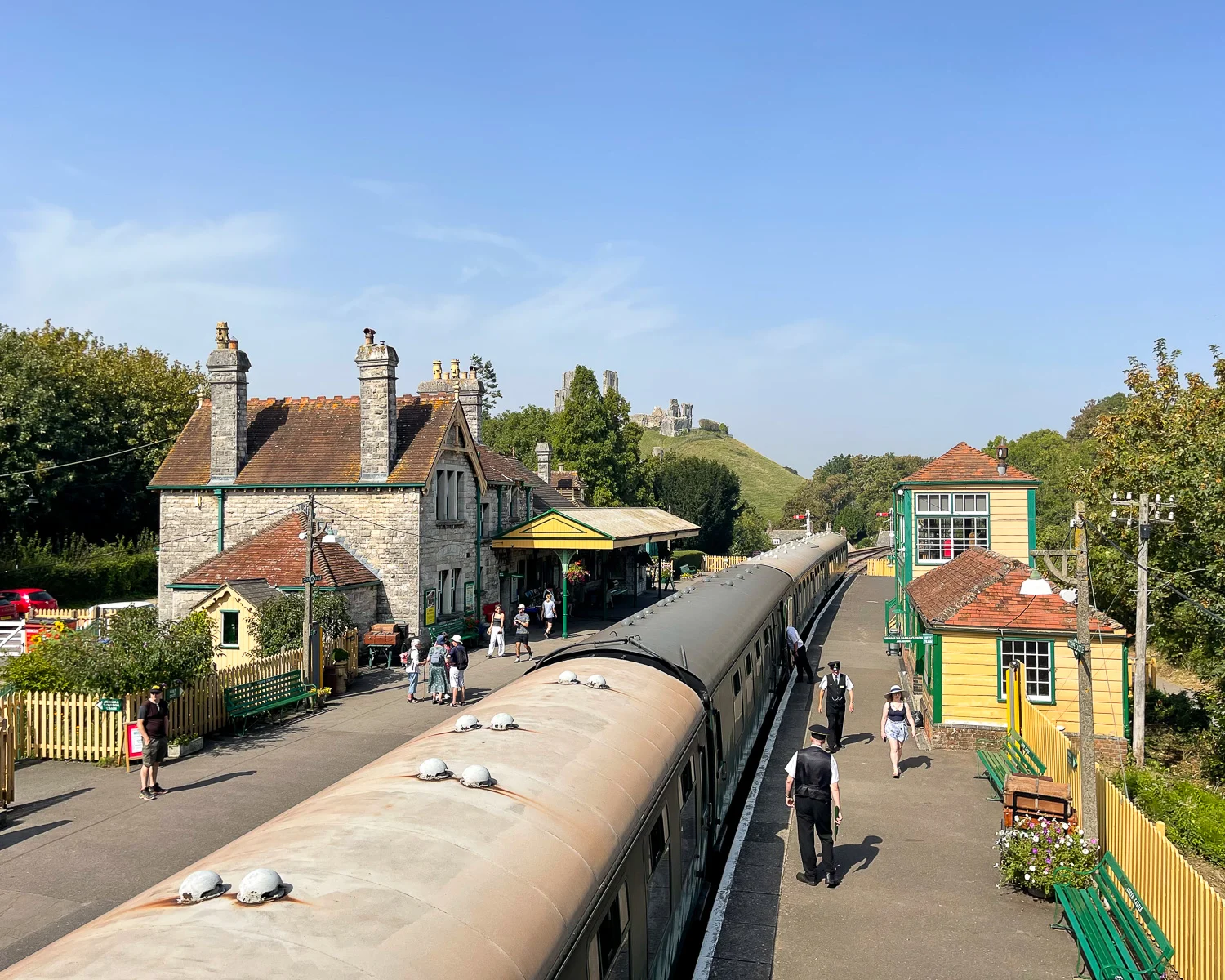 Swanage Railway Corfe Castle Station Dorset Photo Heatheronhertravels.com