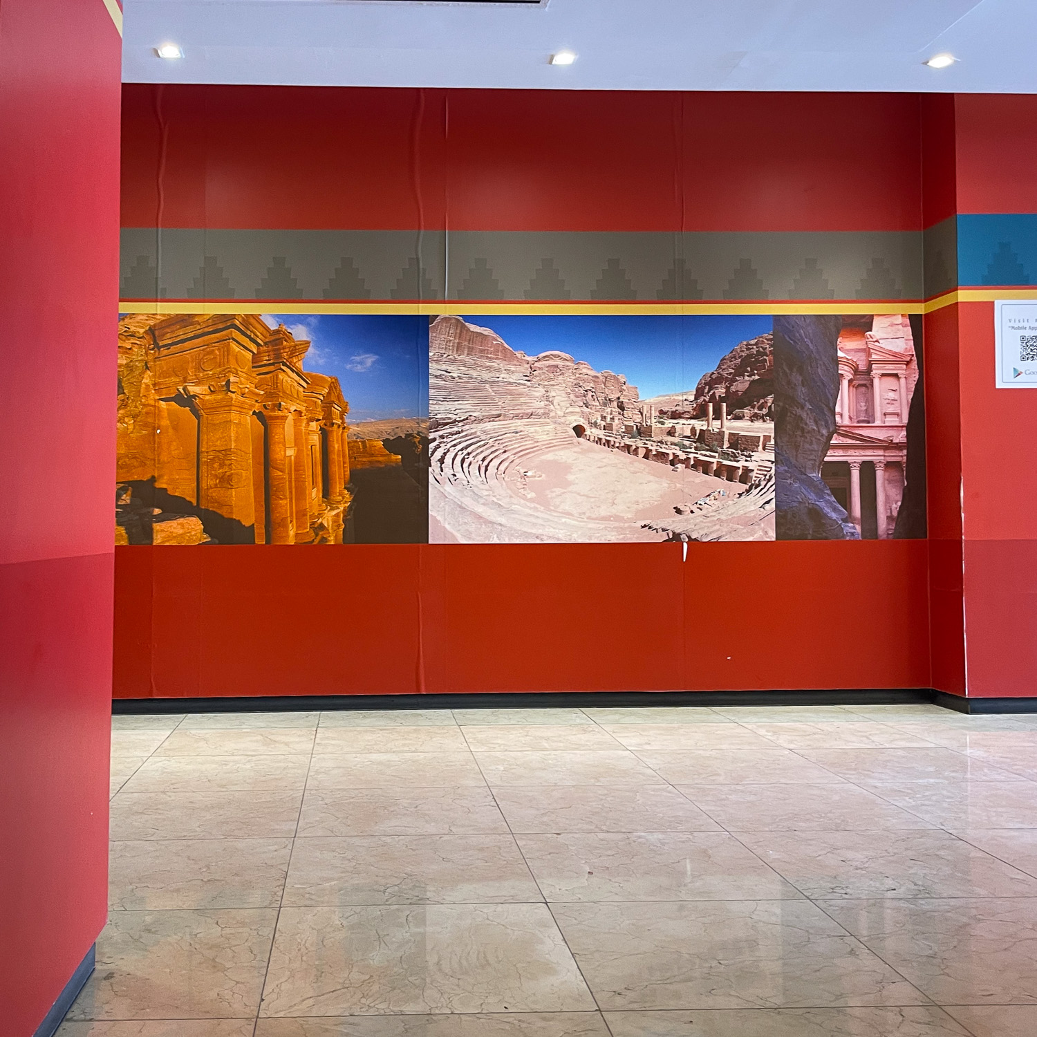 Exhibition inside the Petra Visitor Centre Photo Heatheronhertravels.com