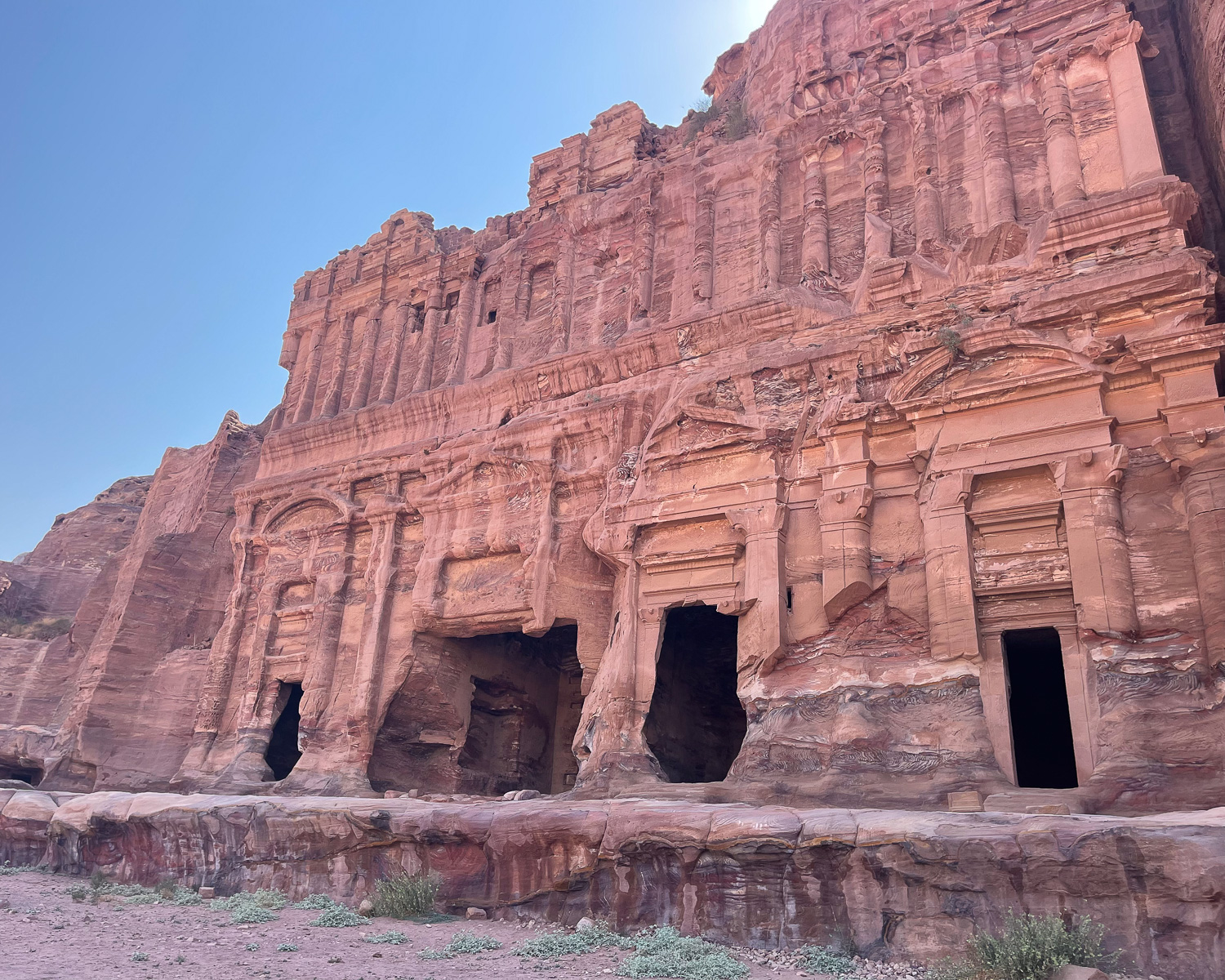 Palace tomb at Petra Jordan Photo Heatheronhertravels.com