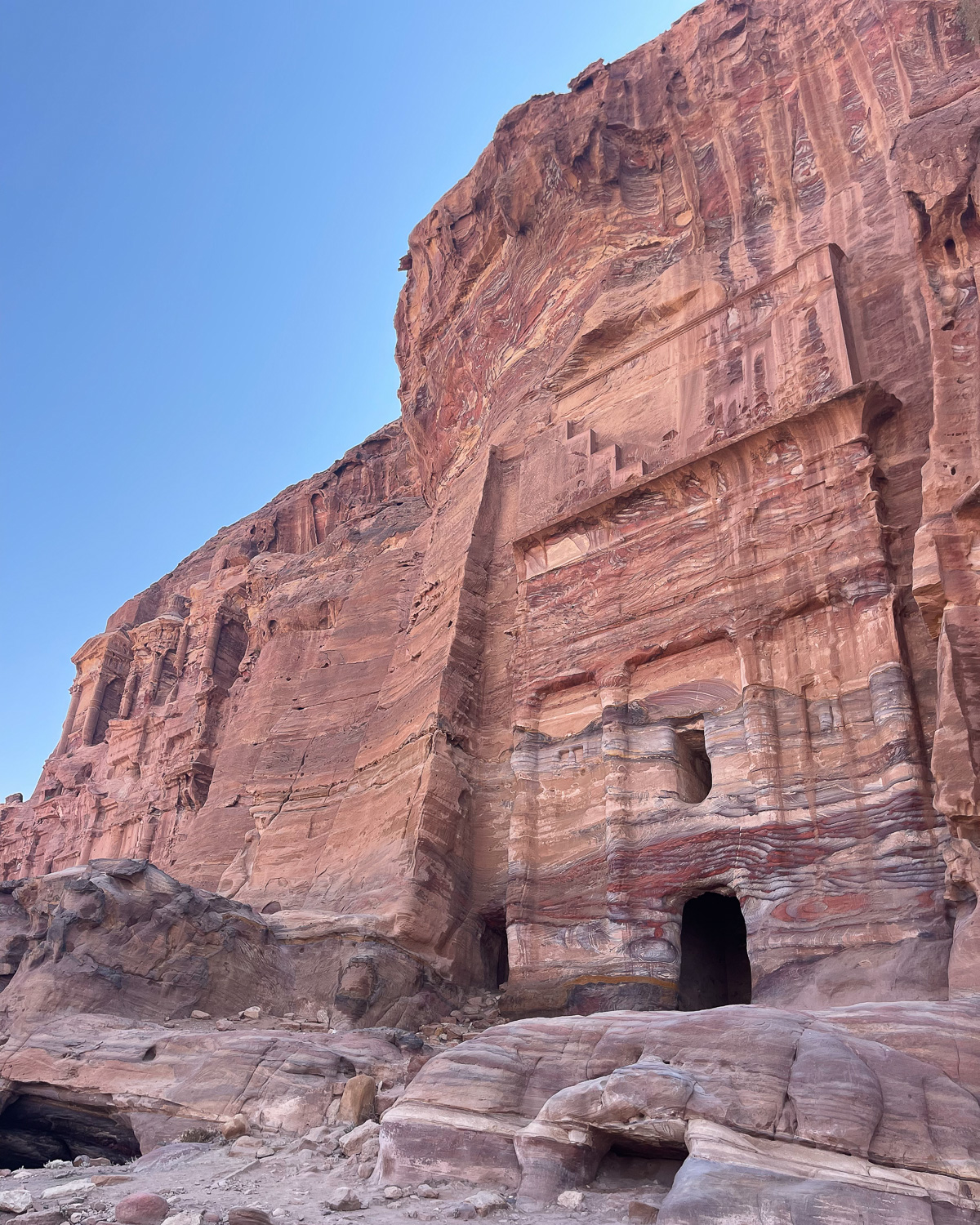 Silk tomb at Petra Jordan Photo Heatheronhertravels.com