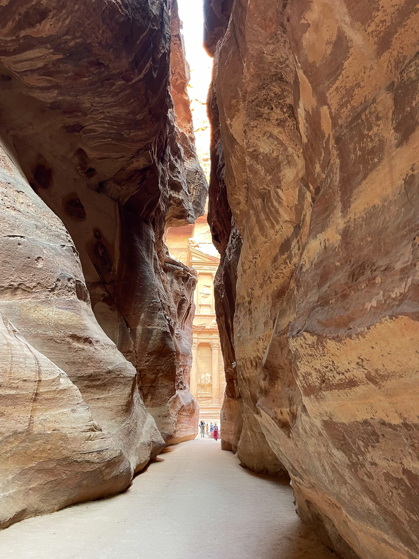 The Siq at Petra in Jordan Photo Heatheronhertravels.com