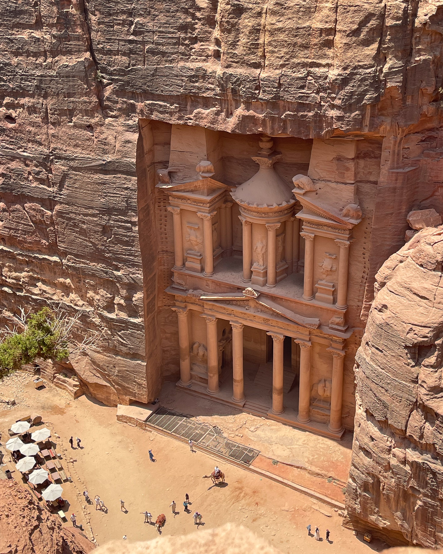 Treasury Viewpoint in Petra in Jordan Photo Heatheronhertravels.com