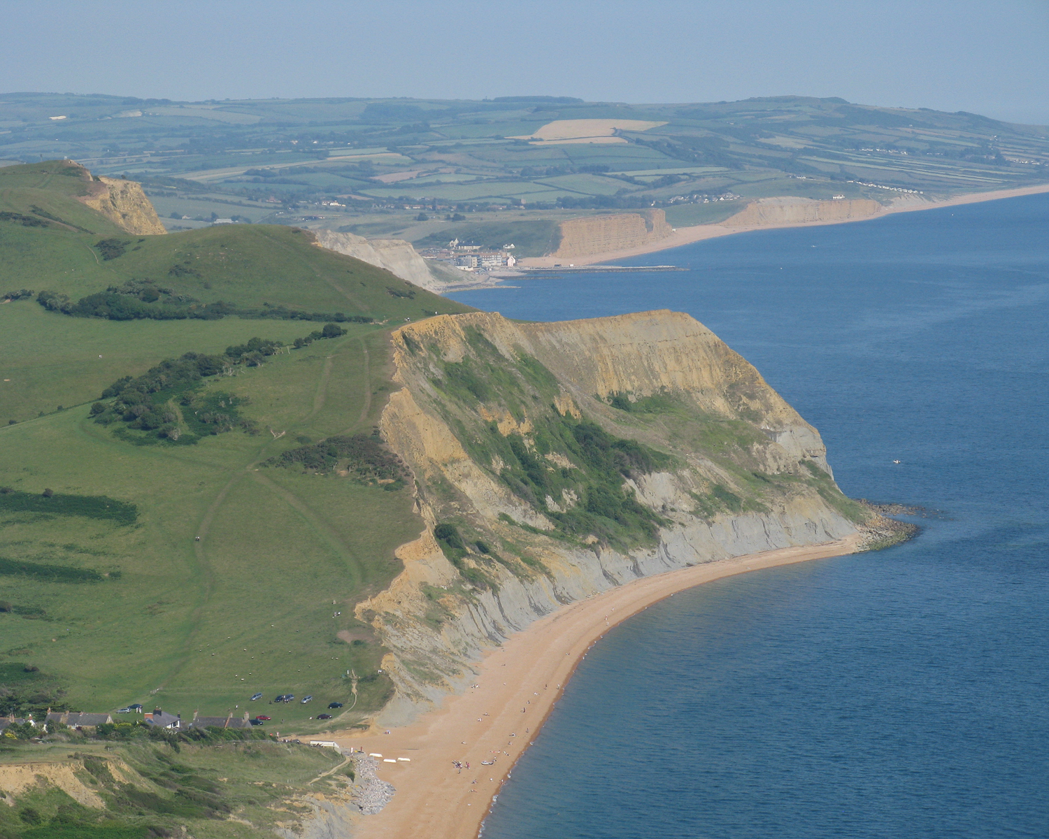 View from Golden Cap Dorset Photo Michael Day on Flickr