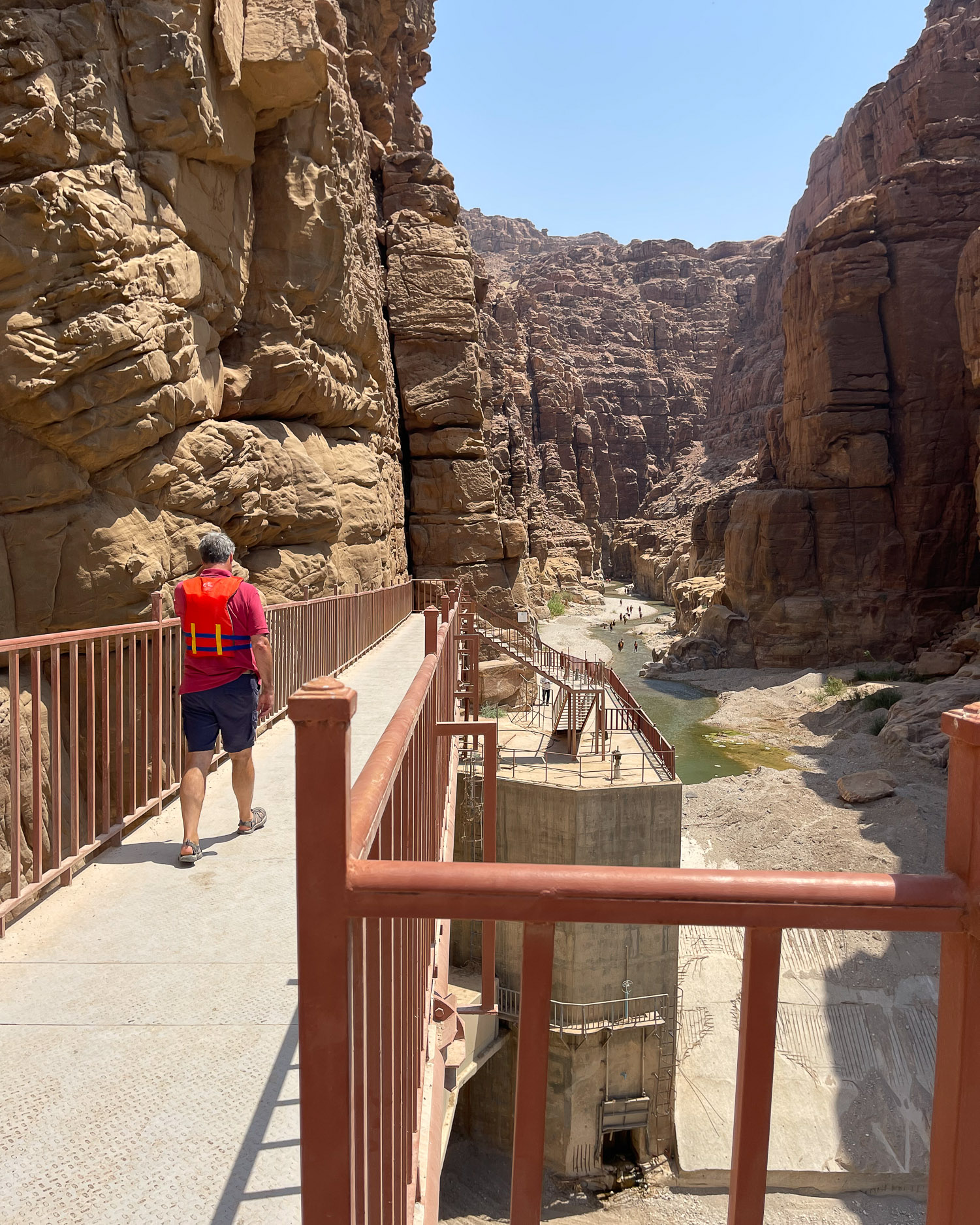 Siq Trail in Wadi Mujib in Jordan Photo Heatheronhertravels.com