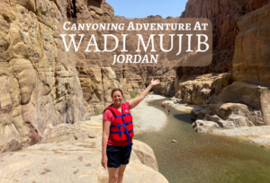 Wadi Mujib in Jordan by Heatheronhertravels.com