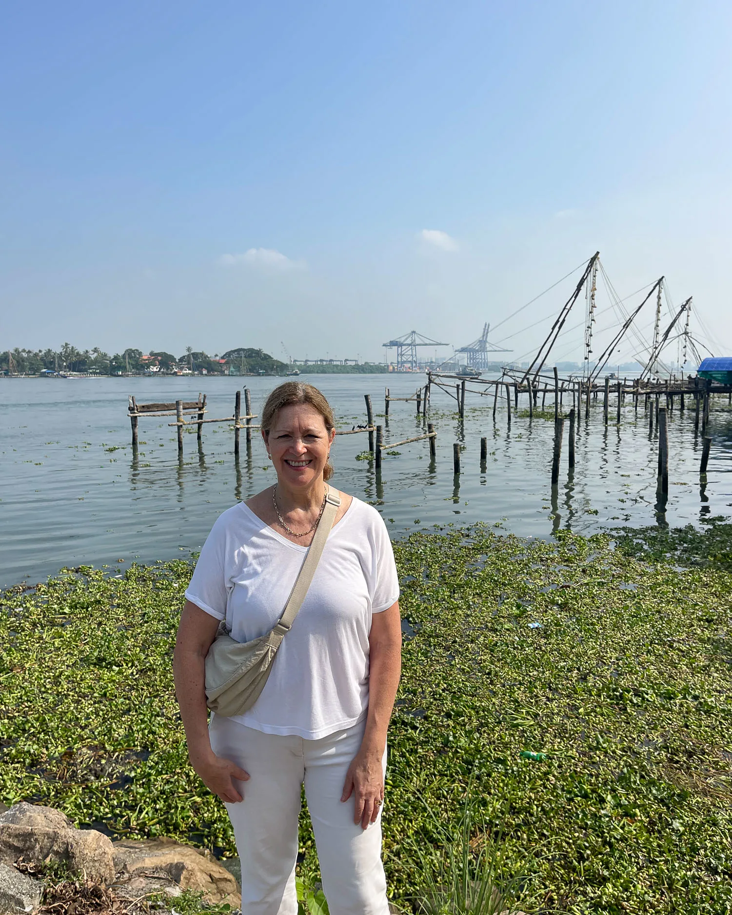 Chinese fishing nets in Kochi in Kerala, India Photo Heatheronhertravels.com