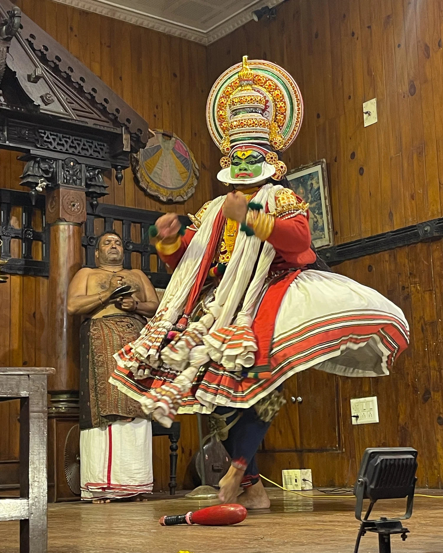 Kathakali show in Kochi in Kerala, India Photo Heatheronhertravels.com