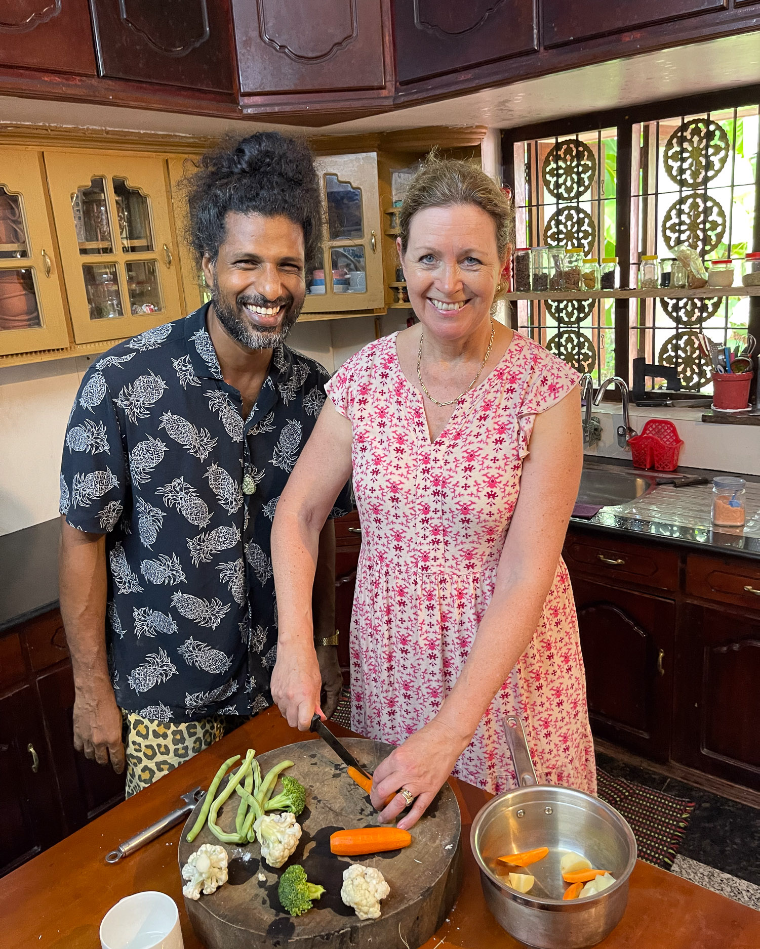 Khan cookery class Varkala Kerala India Photo Heatheronhertravels.com