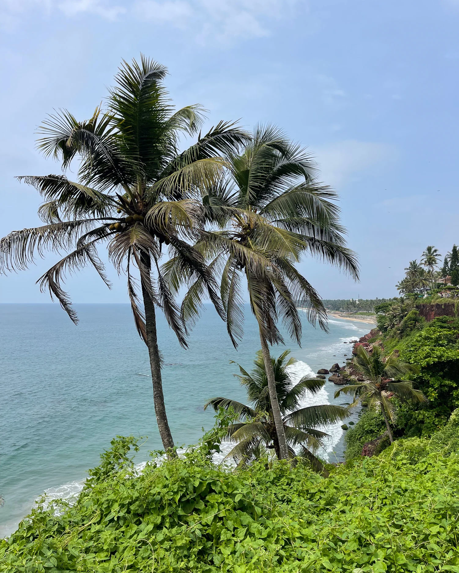 North cliff Varkala Kerala India Photo Heatheronhertravels.com