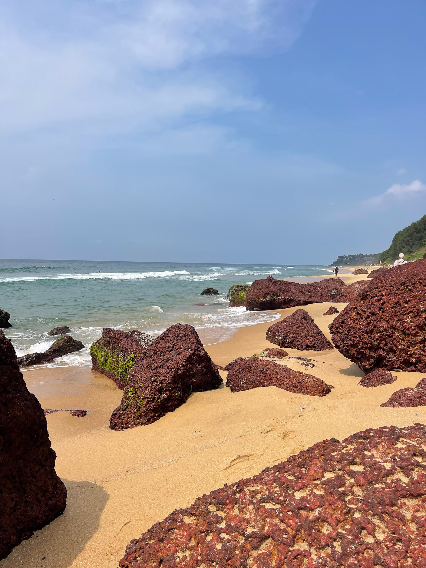 South Cliff beach Varkala Kerala India Photo Heatheronhertravels.com