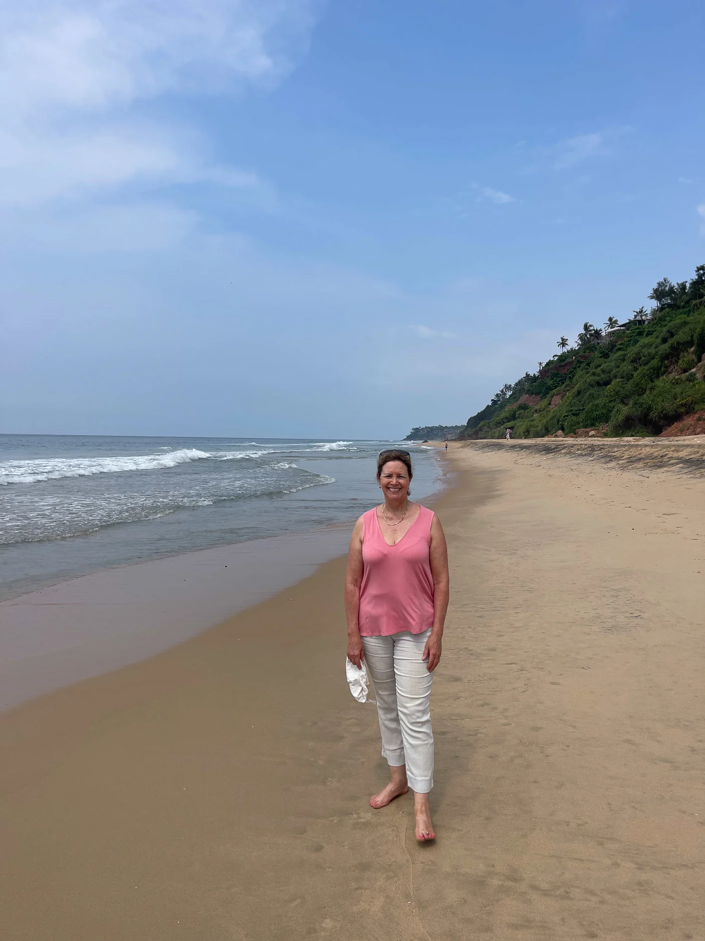 South Cliff beach Varkala Kerala India Photo Heatheronhertravels.com