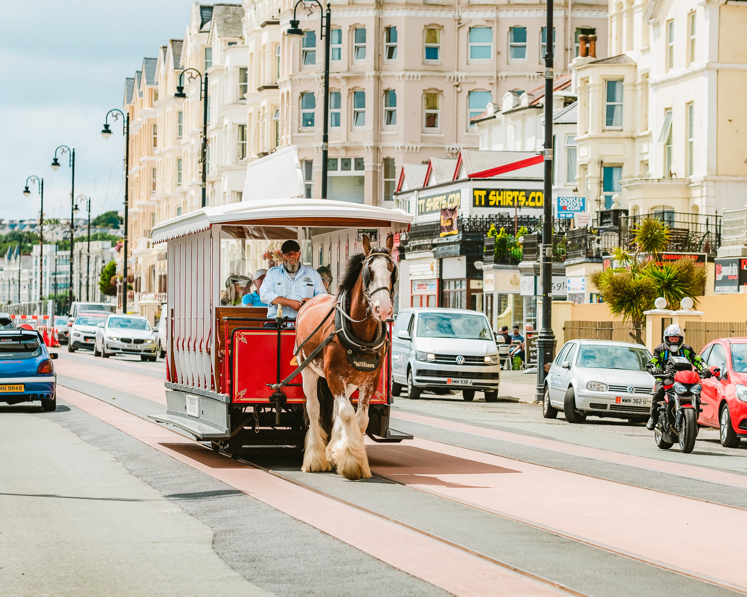 Douglas Bay Horse Tramway Isle of Man © Visit Isle of Man