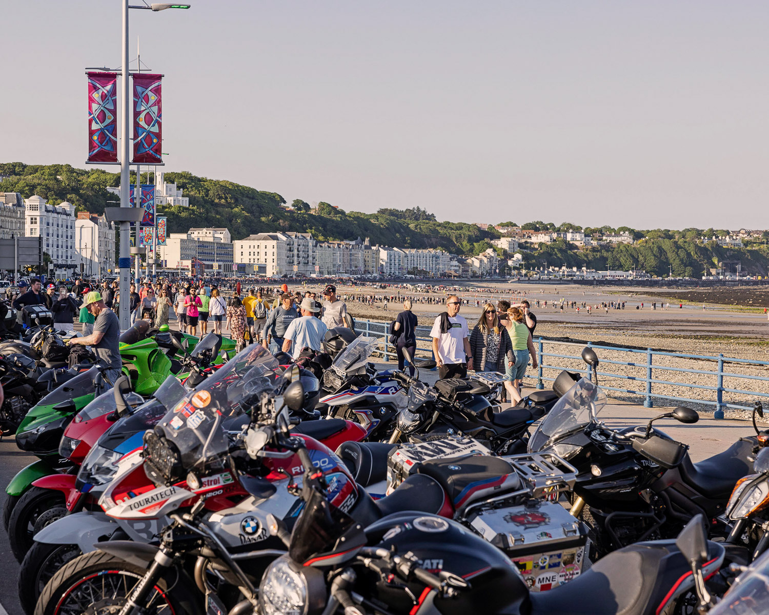 Douglas Promenade during TT Week Isle of Man © Jonathan Cole Photography Ltd