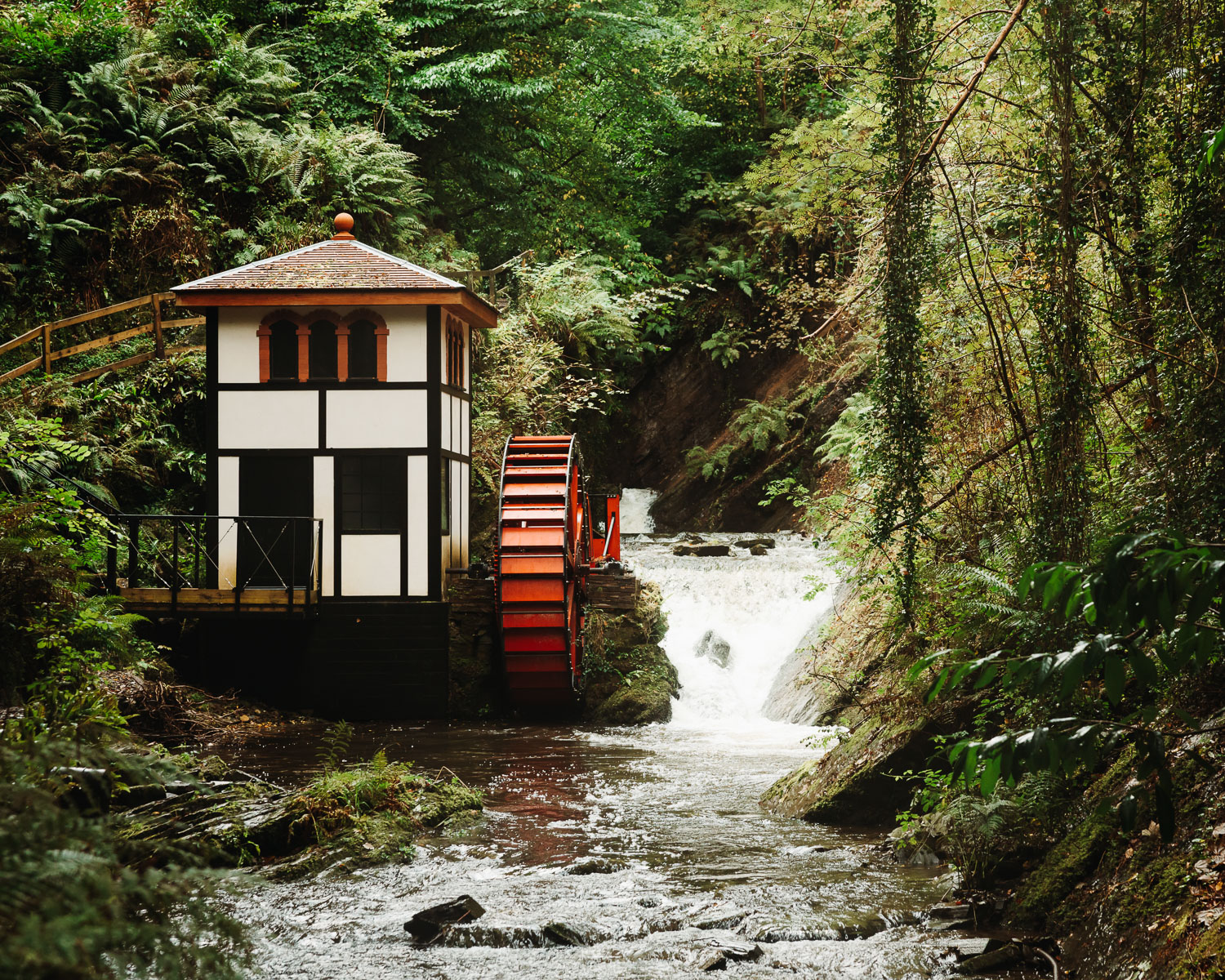 Groudle Glen Water Wheel Isle of Man © Visit Isle of Man