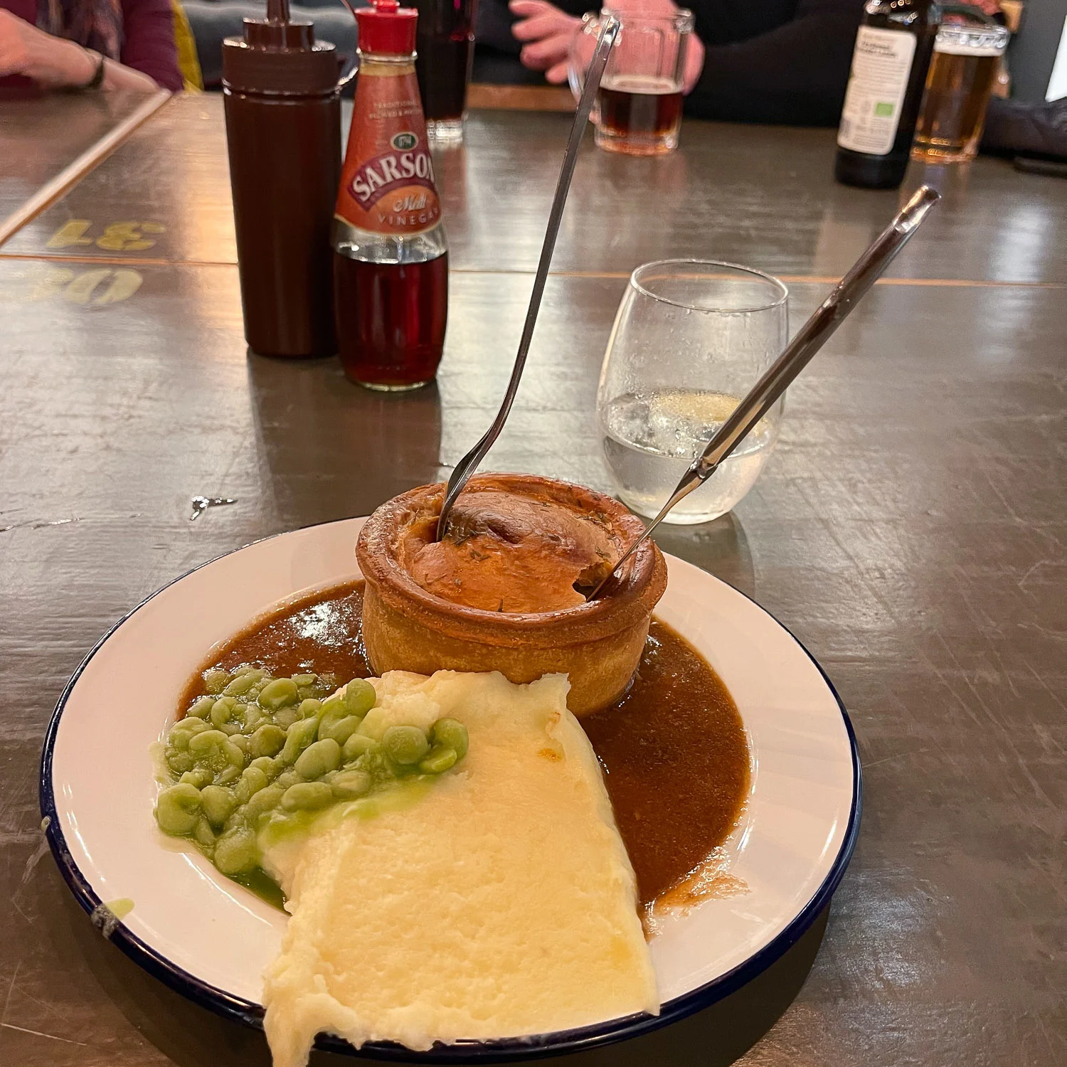 Pies at Victory Cafe Isle of Man Photo Heatheronhertravels.com