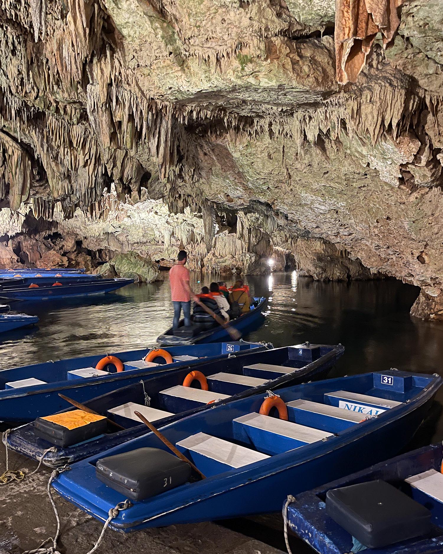 Caves of Diros Mani Peninsula Greece Photo Heatheronhertravels.com