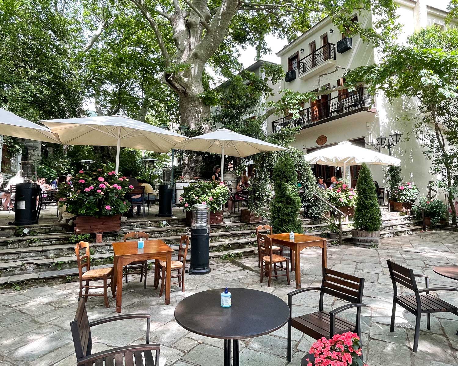 Portaria Square Pelion Greece Photo Heatheronhertravels.com