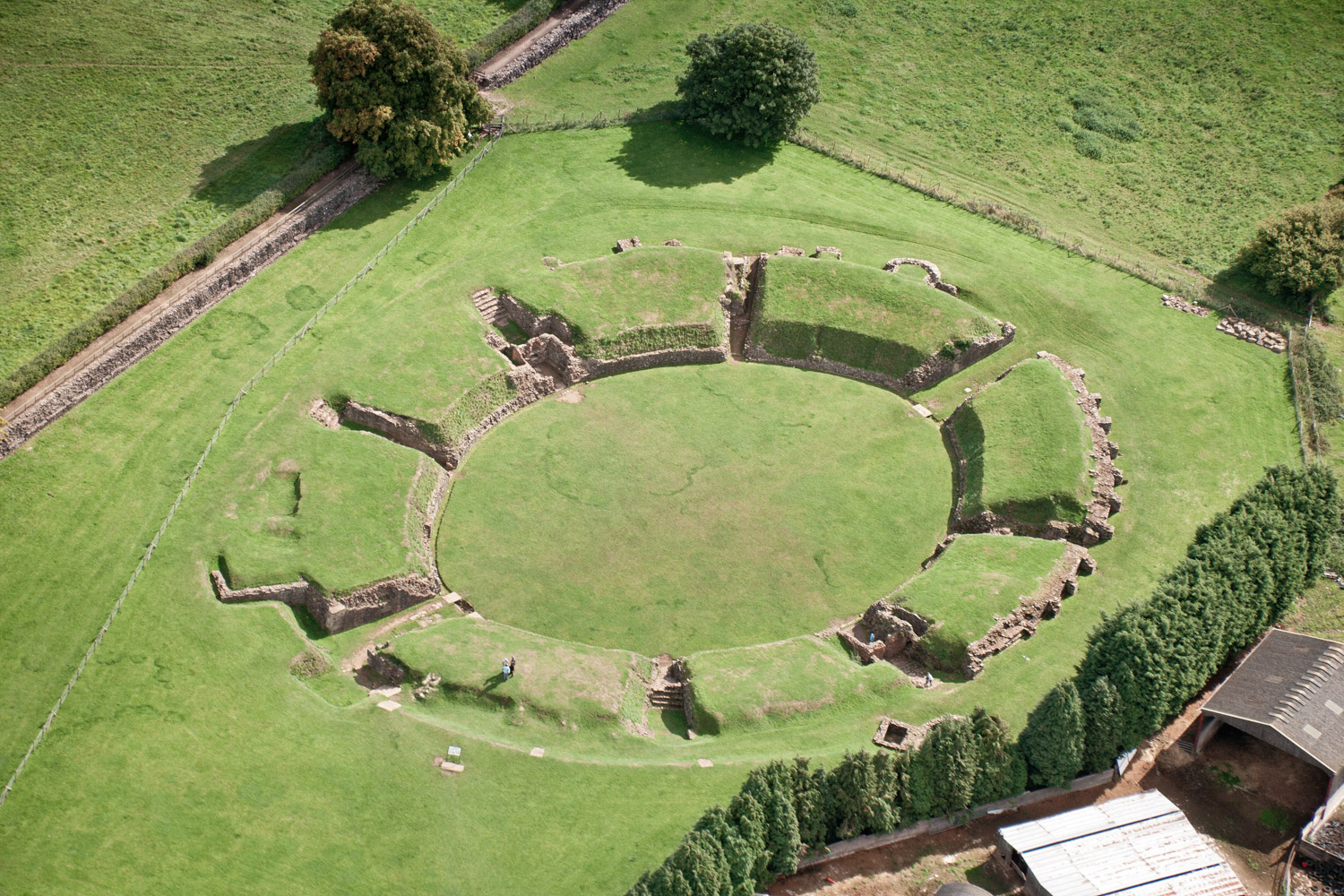 Roman Amphitheatre at Caerleon Photo Visit Wales