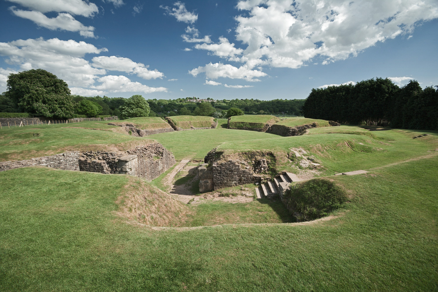 Roman Amphitheatre at Caerleon Photo Visit Wales