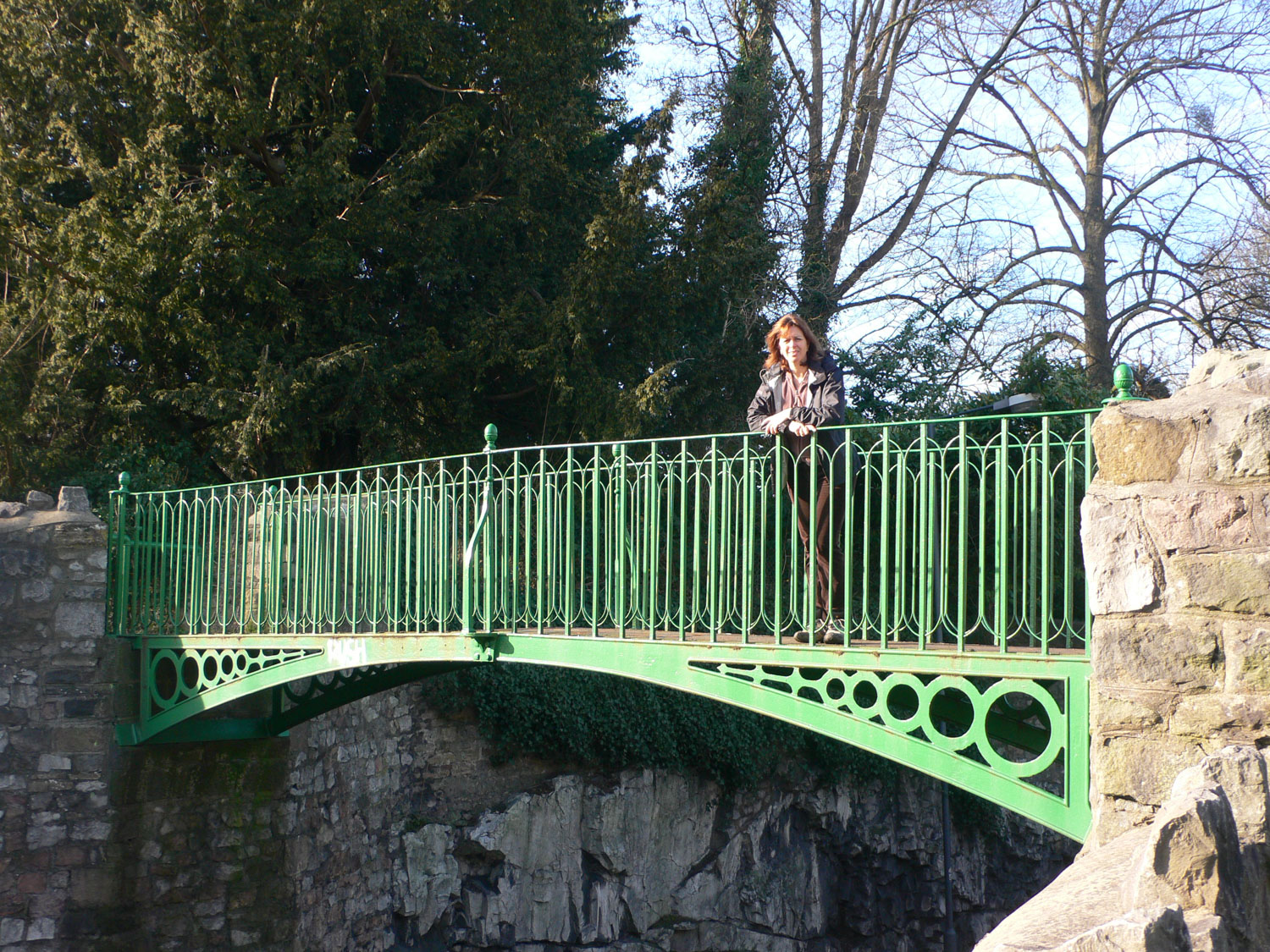 Bridge over the road near Kings Weston House