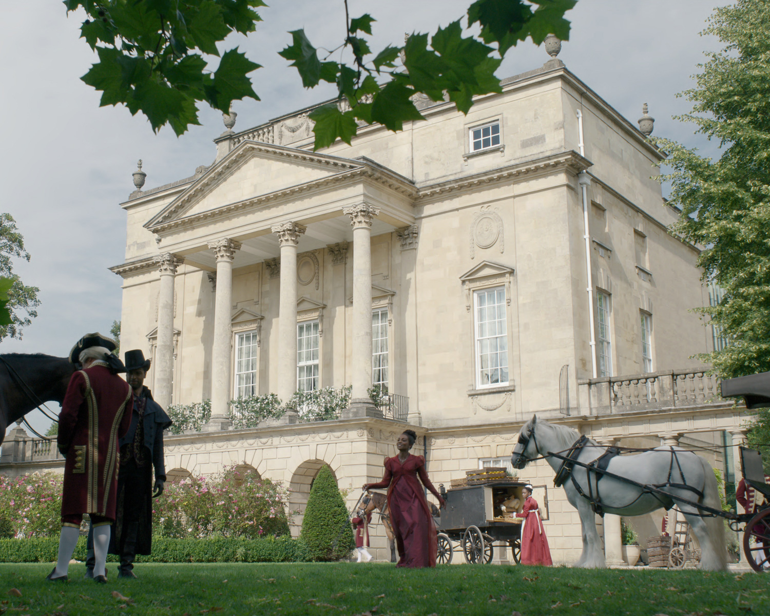 Bridgerton film locations in Bath © Netflix