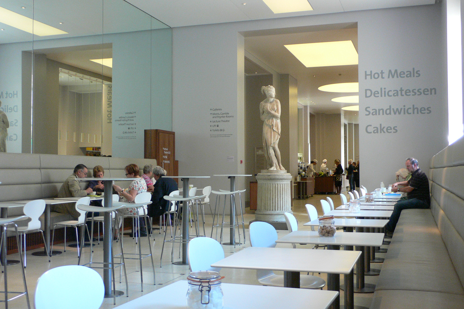 Cafe at the V & A museum