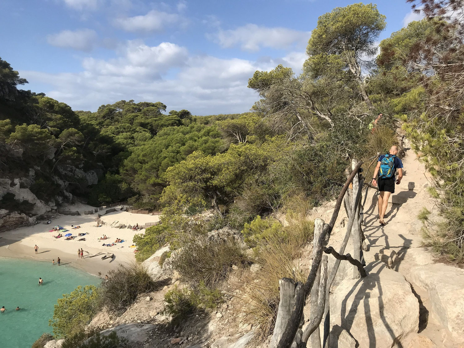 Cala Macarelleta on the Cami de Cavalls in Menorca Photo Heather