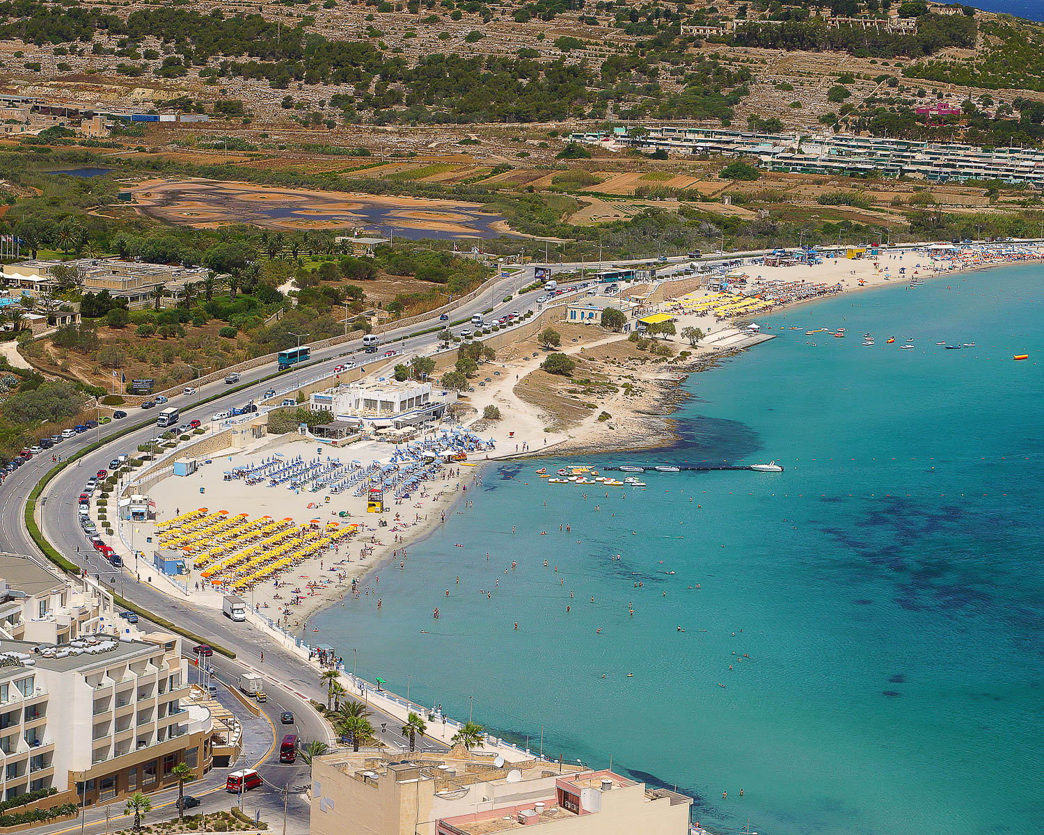 Ghadira Bay Mellieha Malta Photo Visit Malta