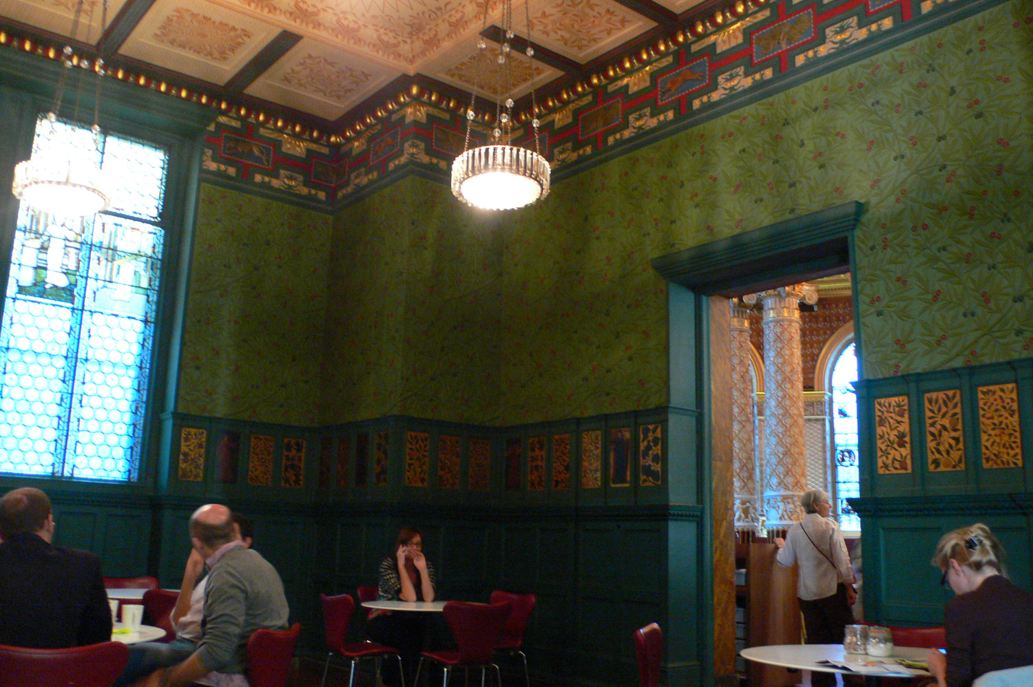 Morris room cafe at the V & A museum