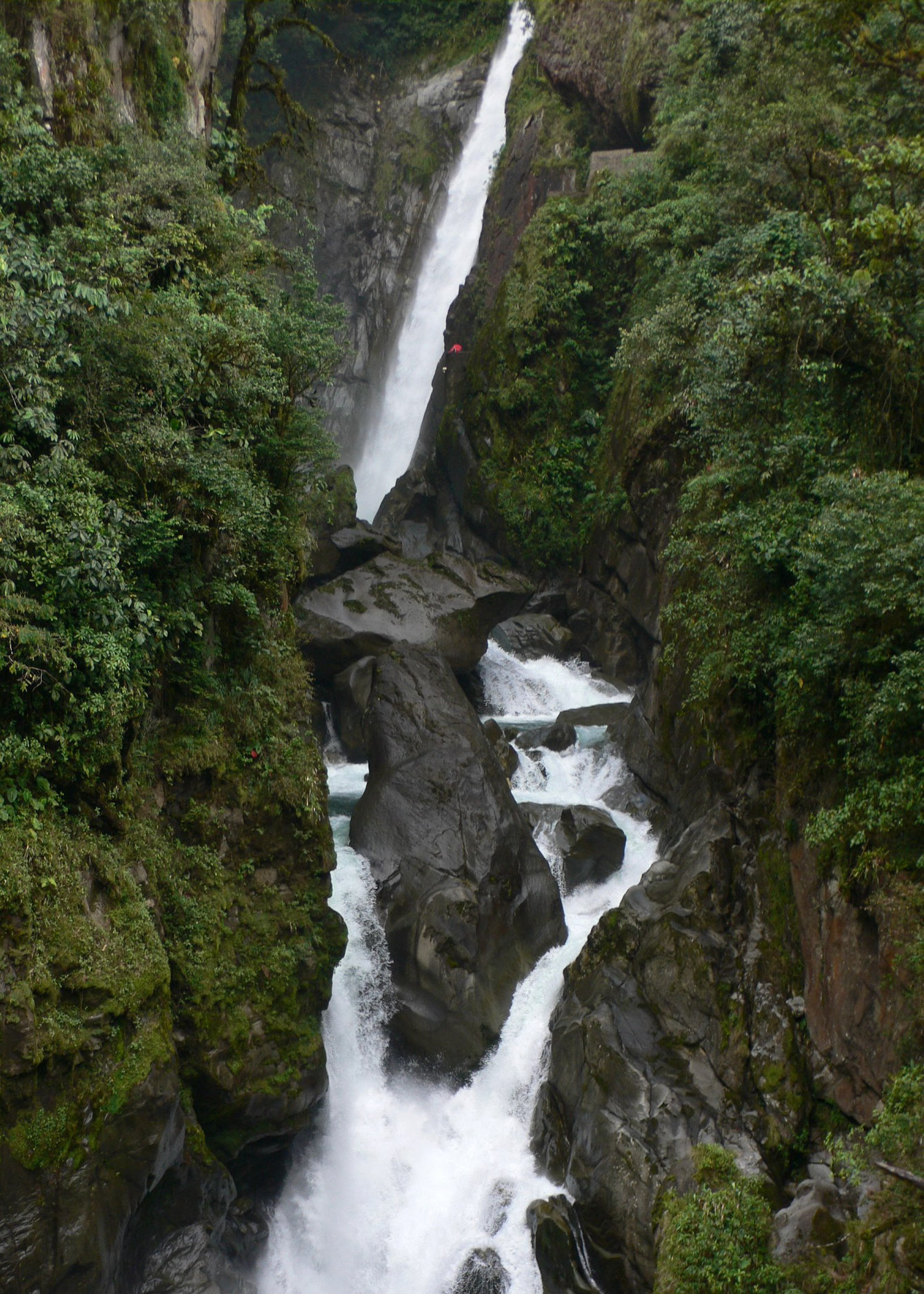 Pailon del Diablo waterfall Banos