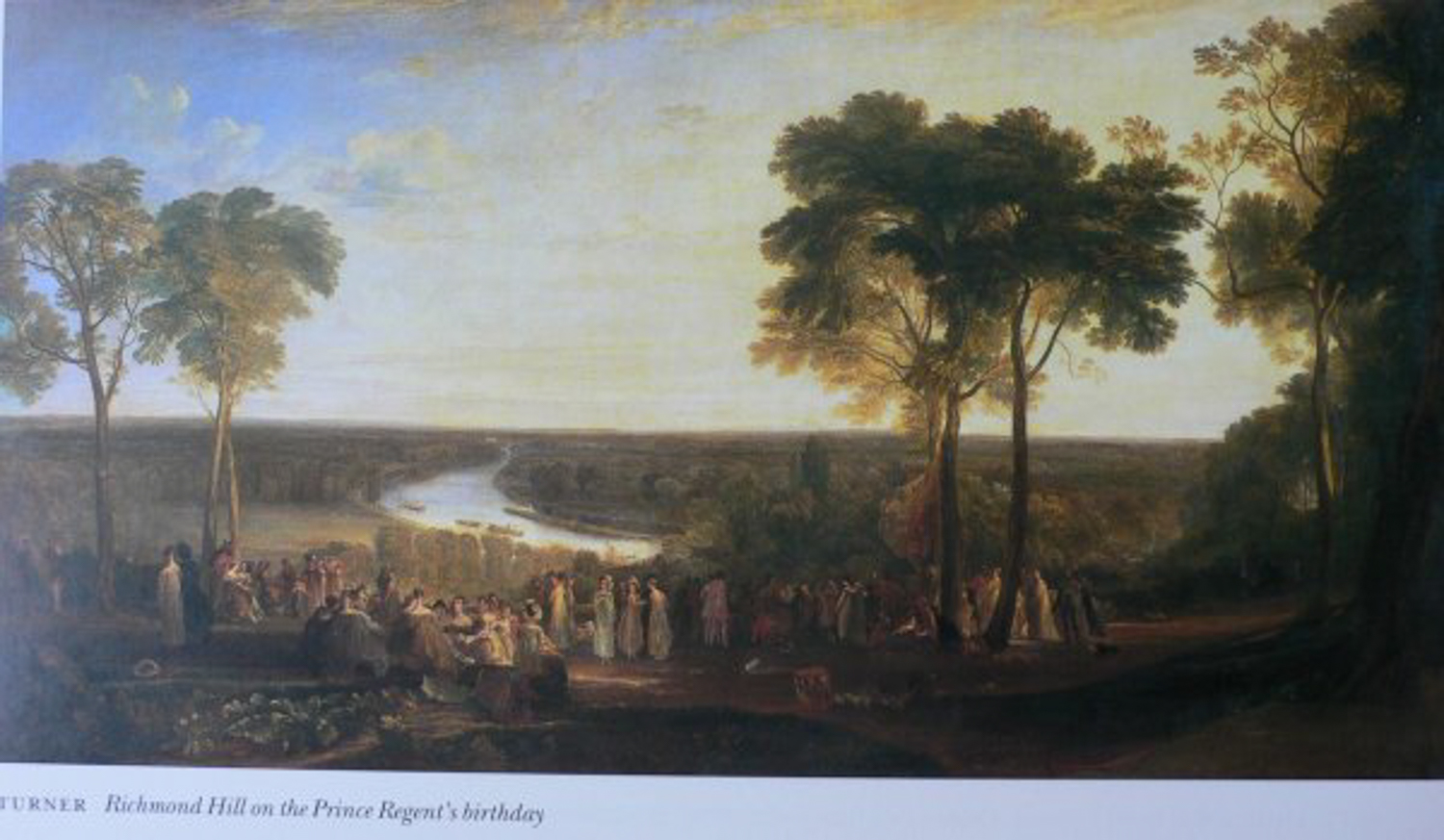 Painting of the view from Richmond Hill