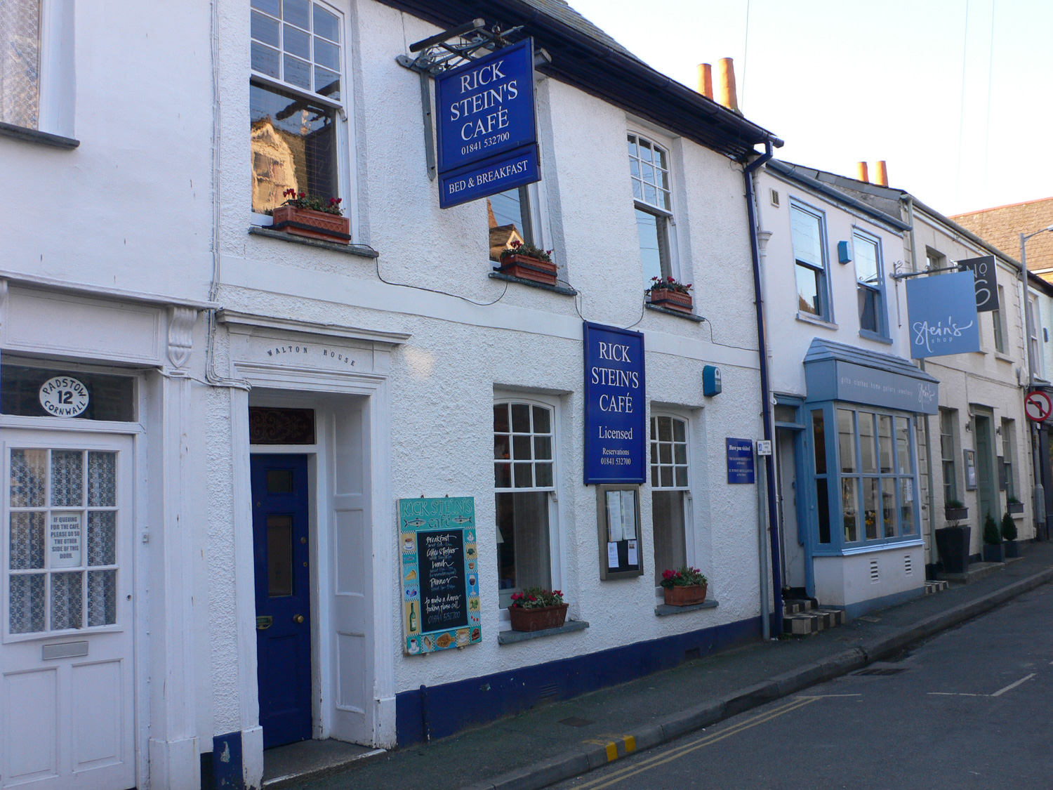 Stein's cafe in Padstow