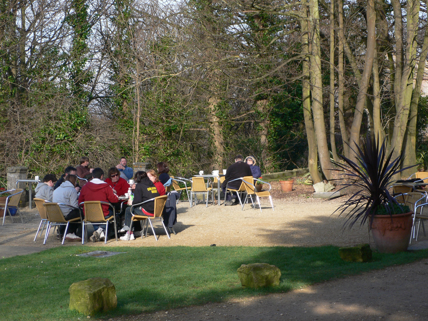 The cafe at Kings Weston House