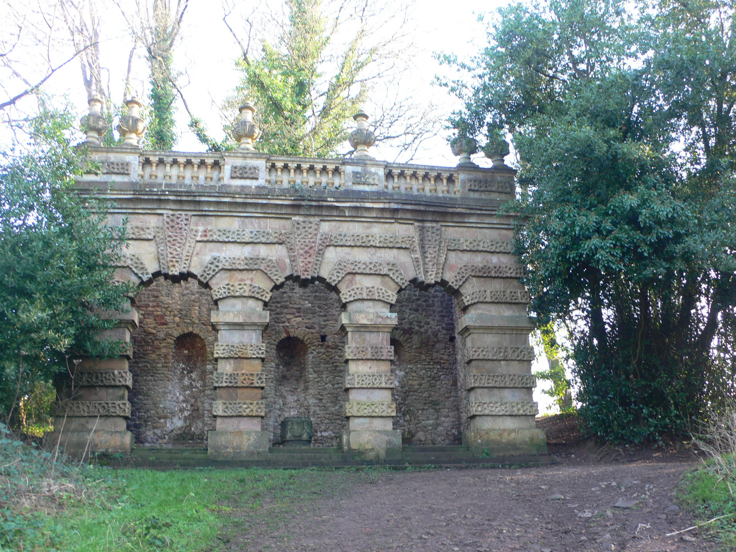 The folly at Kings Weston House