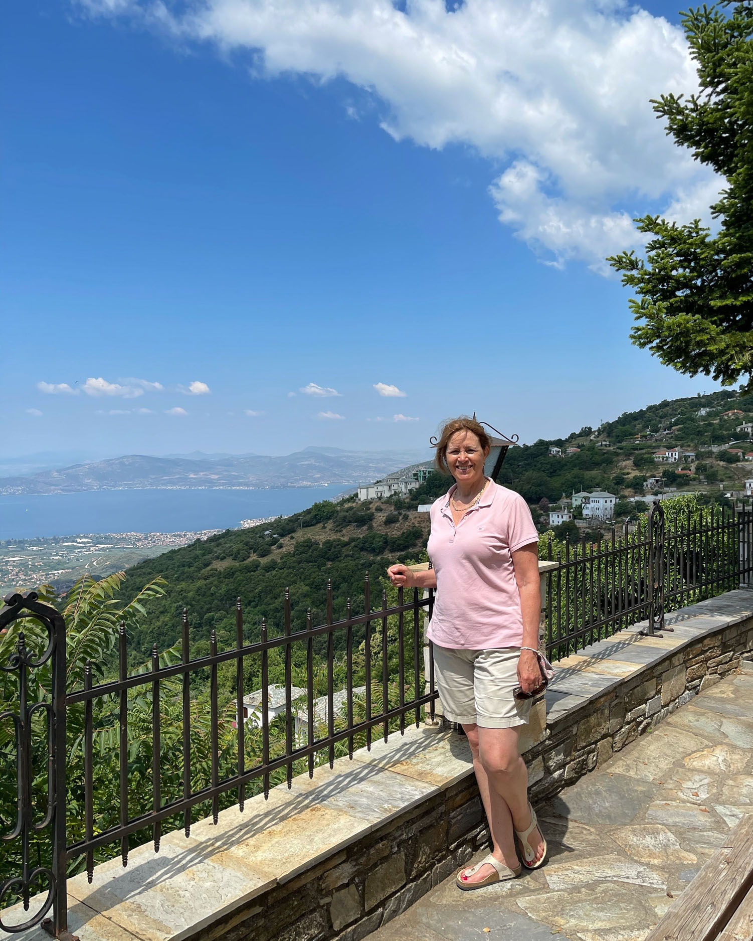 View from Agios Georgios Nileias in Pelion Greece Photo Heathero