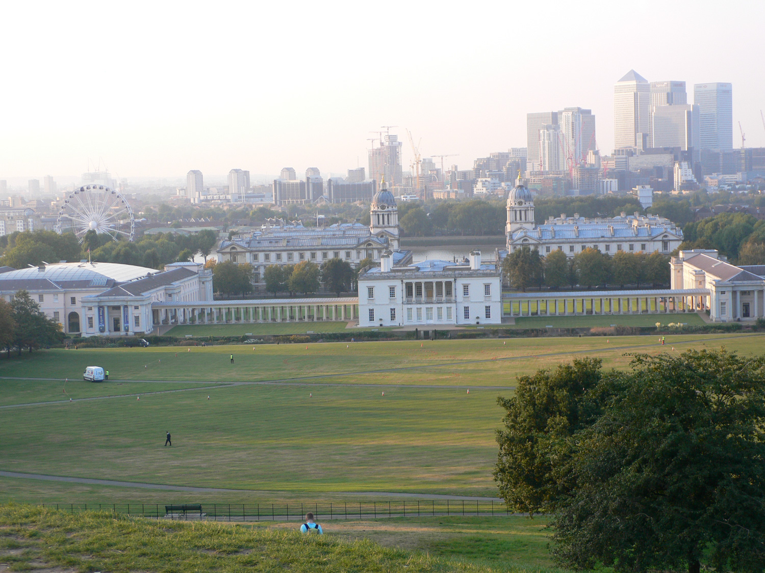 View of Greenwich from the observatory