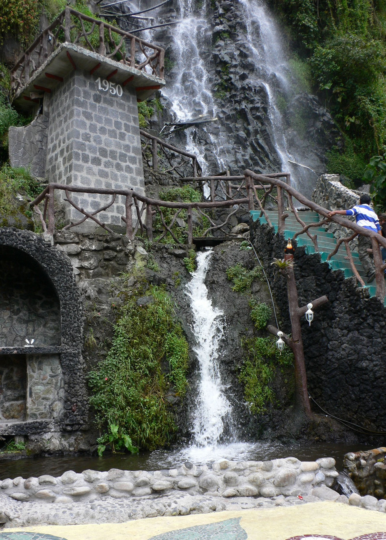 Waterfall in Banos