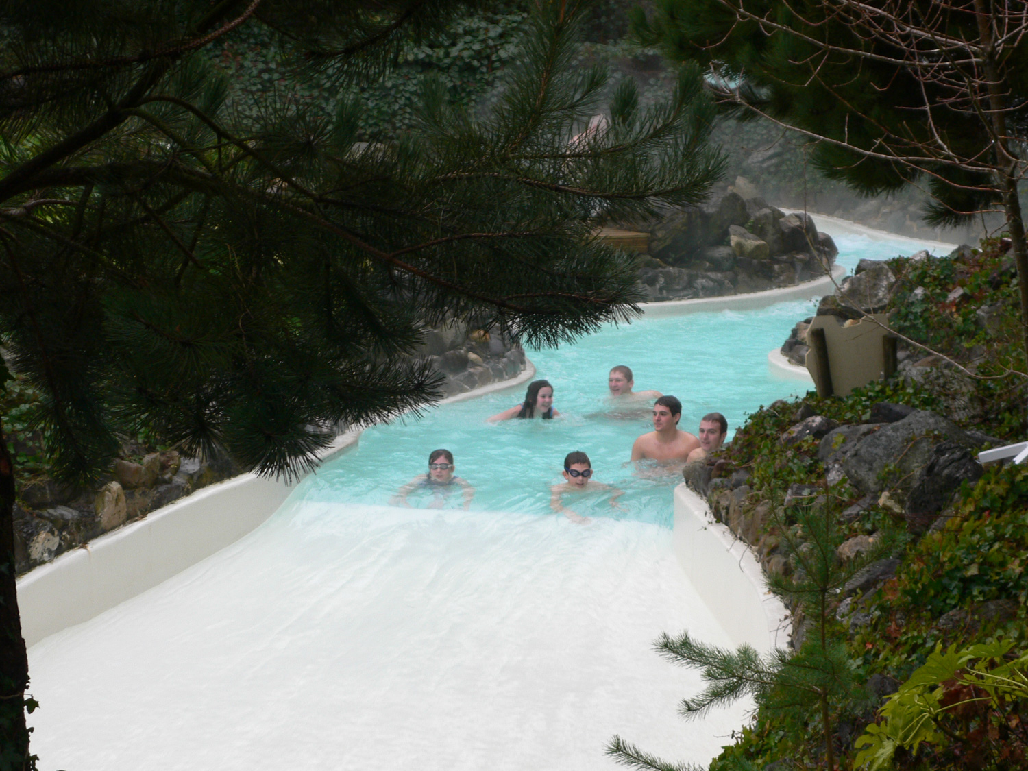 White water rapids at Centerparcs Longleat