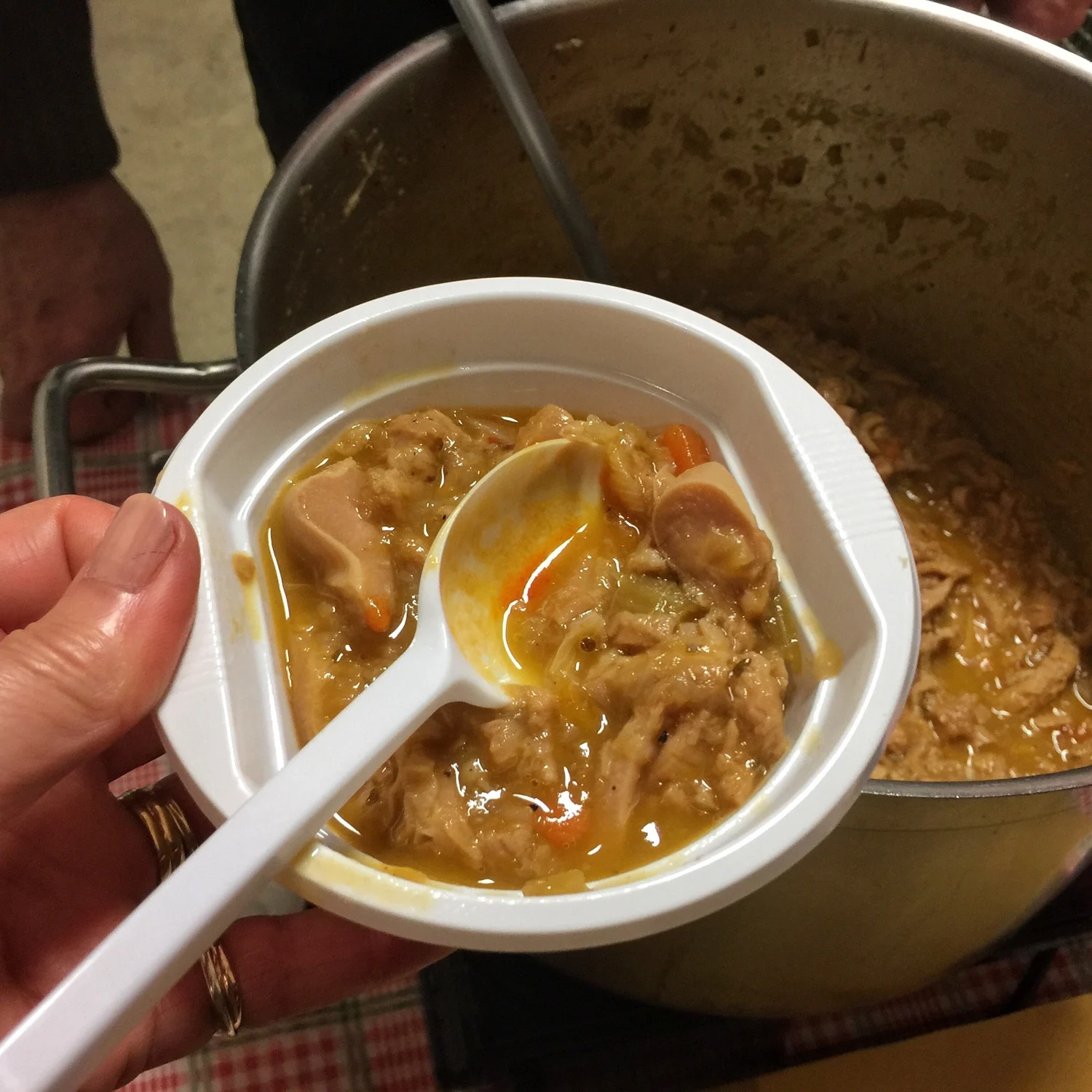 Tripe at Mercato Centrale Florence Photo Heatheronhertravels.com