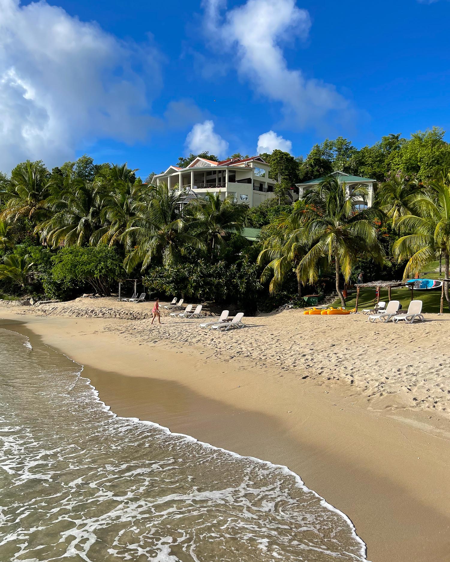 Beach at Calabash Cove Saint Lucia Photo Heatheronhertravels.com