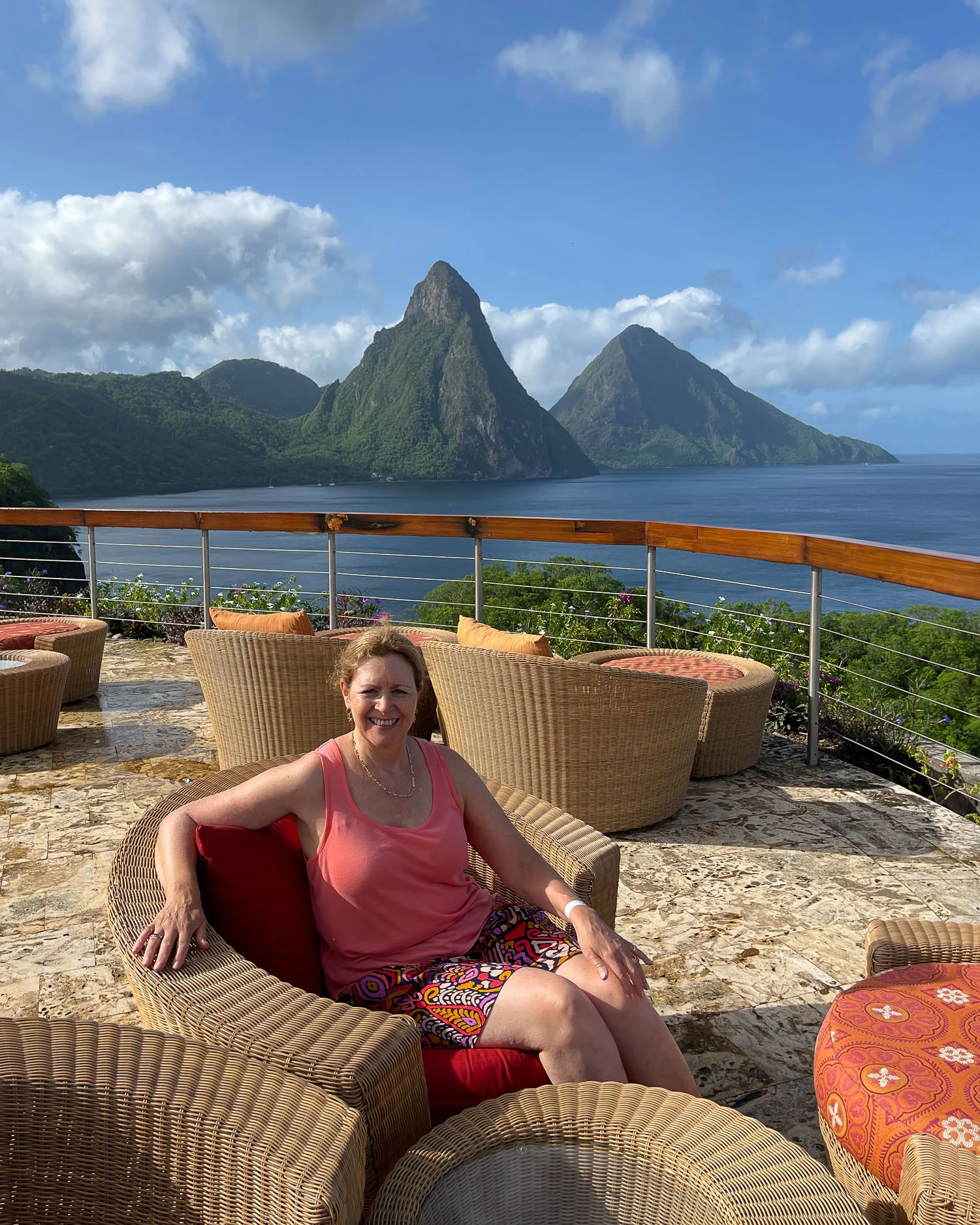 Celestial Terrace at Jade Mountain St Lucia Photo Heatheronhertravels.com