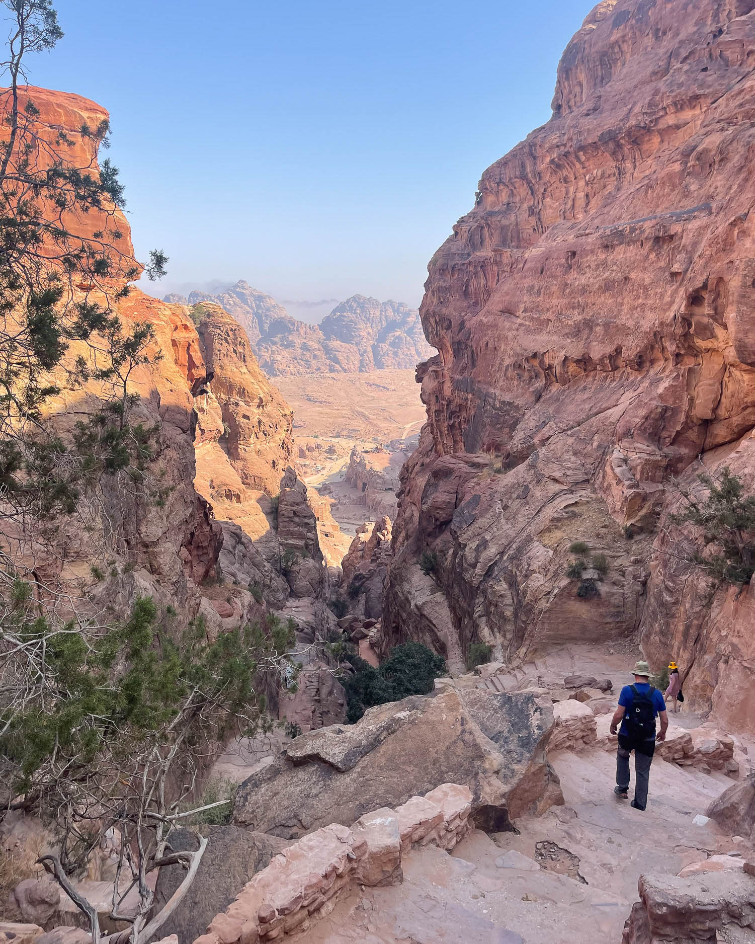 Hiking from the Place of High Sacrifice Petra Jordan Photo Heatheronhertravels.com