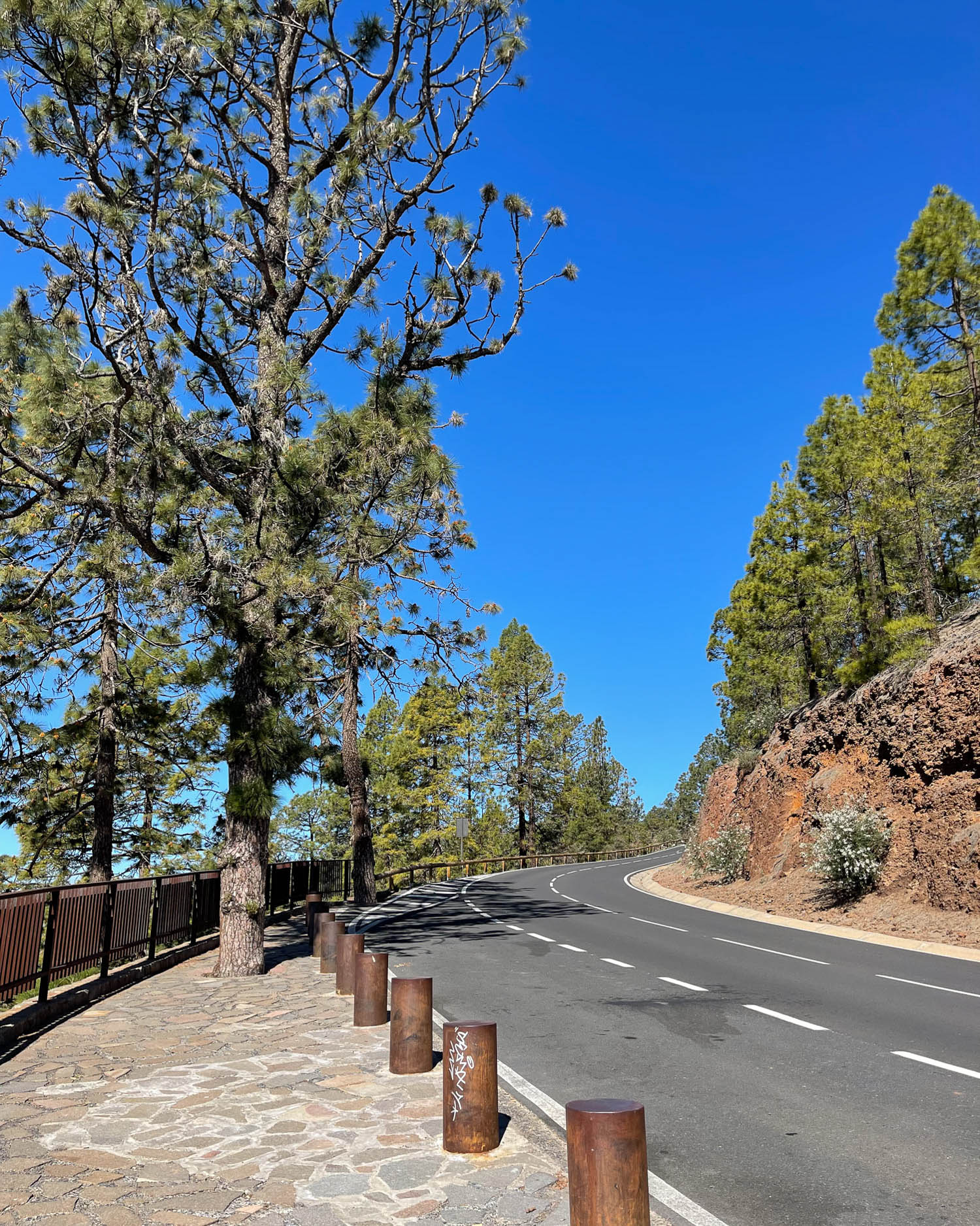 Road up to Teide National Park Tenerife Photo Heatheronhertravels.com